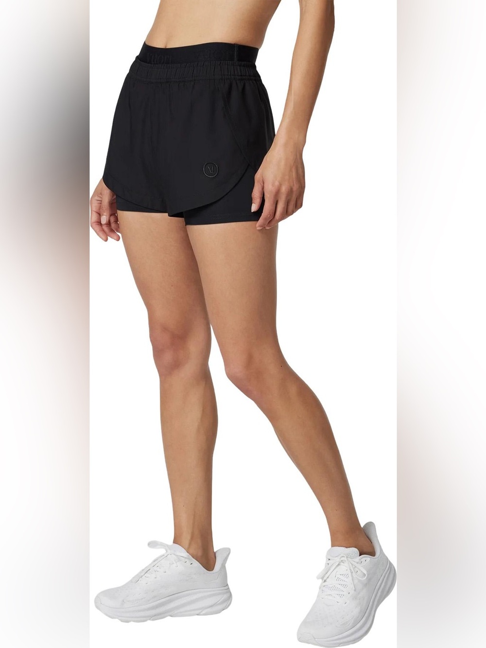Vuori Luna Black Running Shorts